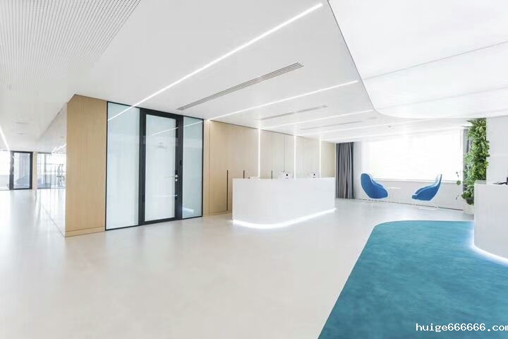 简约写字楼开放式办公大厅设计方案